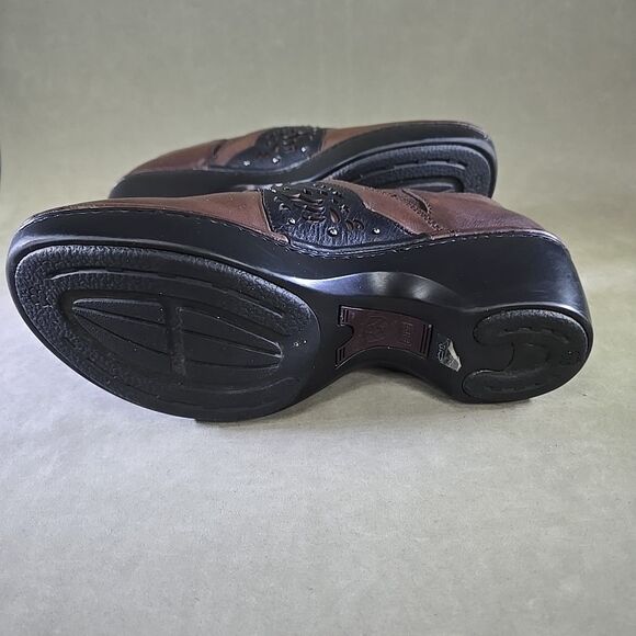 Ariat Shoes Womens Size 10B Leather Slip On Comfort Clog Floral 20838 - Picture 10 of 11